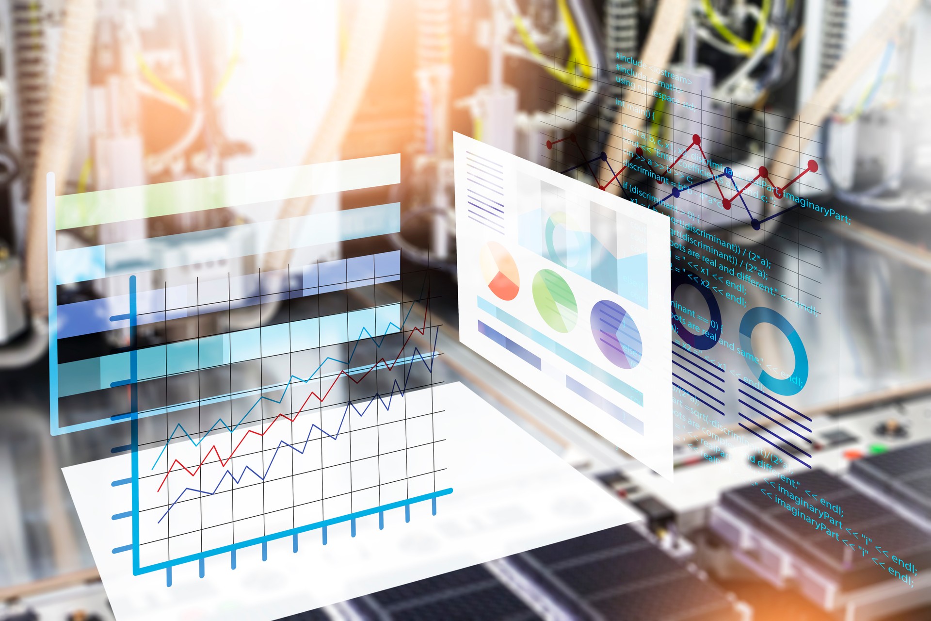 Management and production graphics Using production management and inspection programs in the electronics manufacturing sector